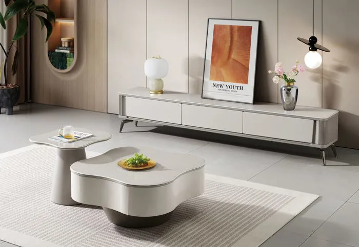 Bàn Trà Decor Sang Trọng Mặt Đá MD-48H# Bàn Trà Decor Sang Trọng Mặt Đá MD-48H#