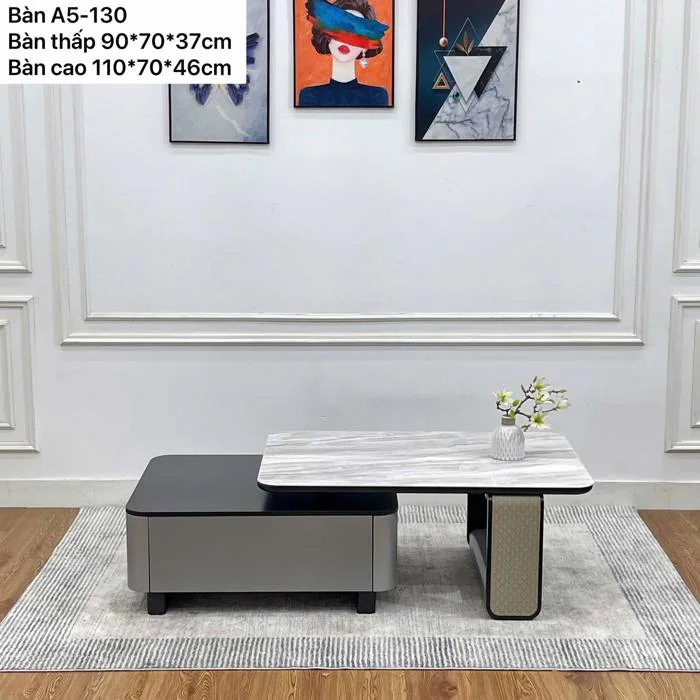 Bàn trà decor, bàn trà cặp nhập khẩu, mã A50130 Bàn trà decor, bàn trà cặp nhập khẩu, mã A50130