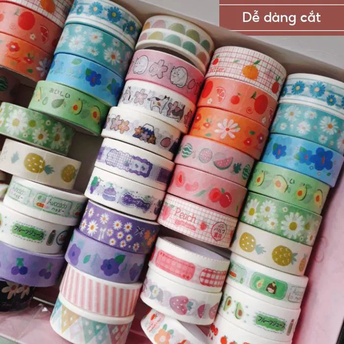 Washi tape - Giá Tốt, Miễn Phí Vận Chuyển, Đủ Loại | Shopee Việt Nam