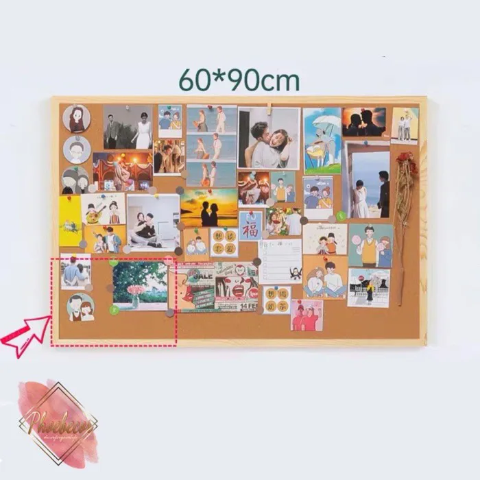 Bảng ghim bần ghi chú, bàng ghi chú decor