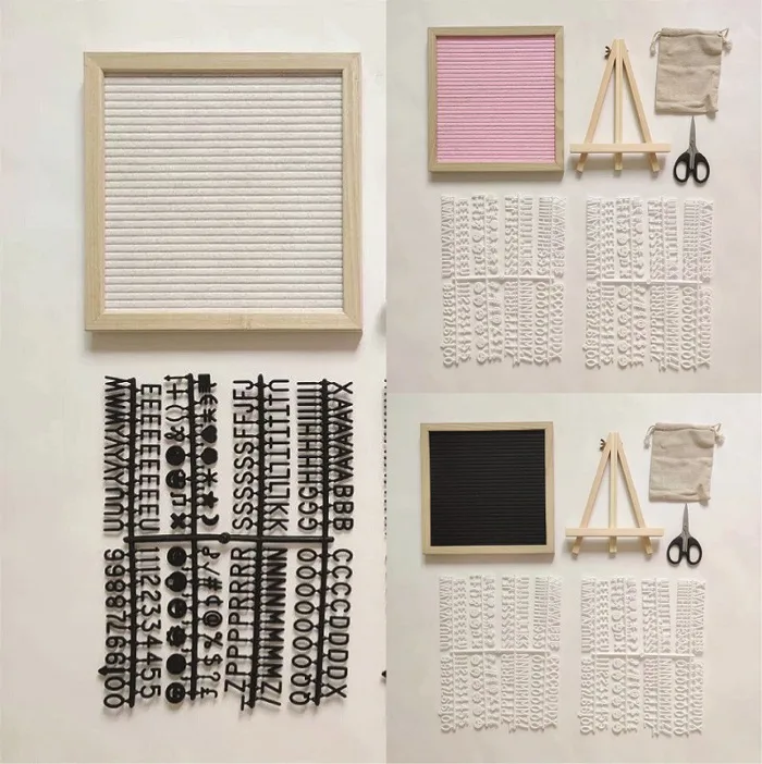 Bảng gỗ gắn chữ Decor