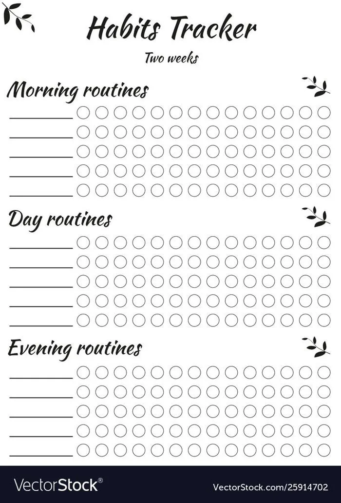 7 Habit Tracker ý tưởng | sổ tay, học tập, kế hoạch cuộc đời