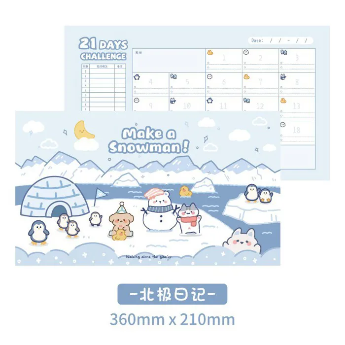 Poster dán tường 21 DAYS habit tracker ảnh dán tường cute dễ thương phụ  kiện dồ dùng decor trang trí bàn học phòng ngủ | Shopee Việt Nam