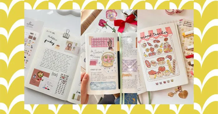 Gợi ý trang trí sổ bullet journal cho người mới bắt đầu | ELLE