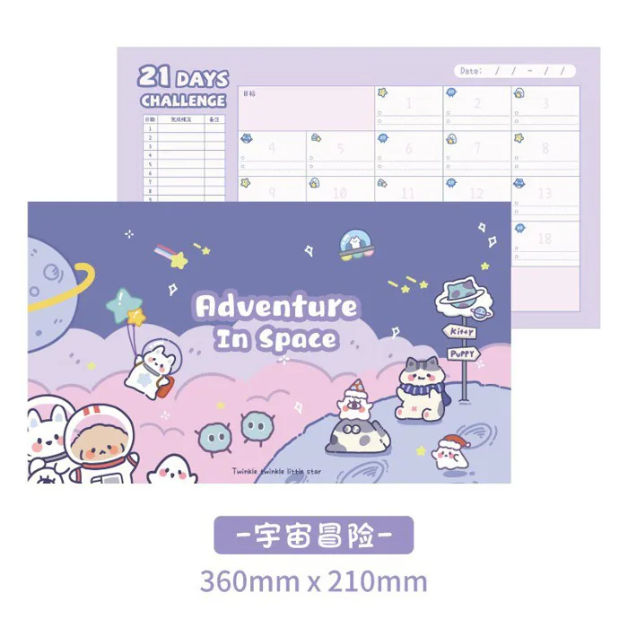 Poster dán tường 21 DAYS habit tracker ảnh dán tường cute dễ thương phụ  kiện dồ dùng decor trang trí bàn học phòng ngủ | Shopee Việt Nam