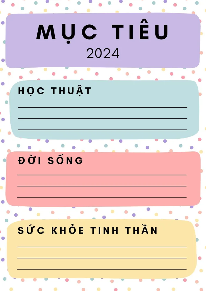 Top 10 mẫu canva đẹp dành cho bạn thiết lập mục tiêu