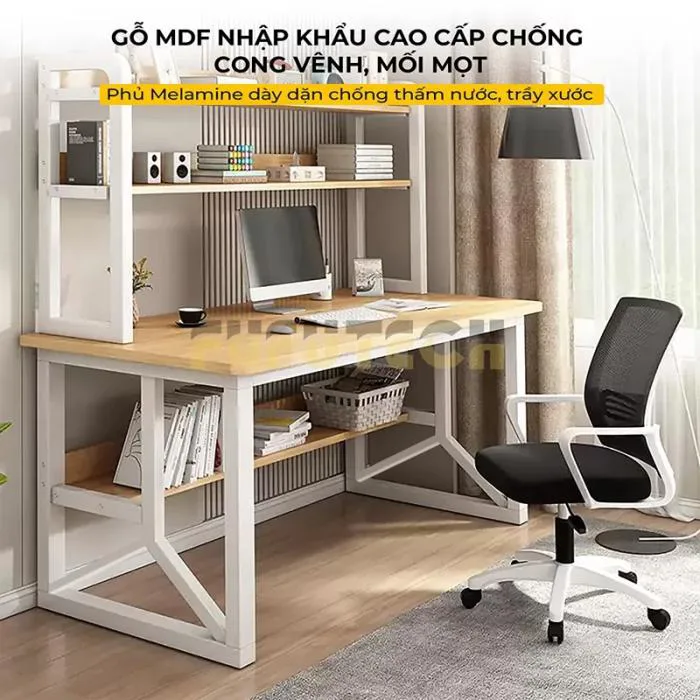 Bàn học có kệ Stu05 Fufutech đang khuyến mãi l Mua ngay