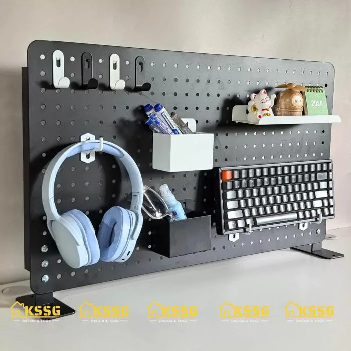 BẢNG PEGBOARD ĐỂ BÀN DECOR GÓC HỌC TẬP