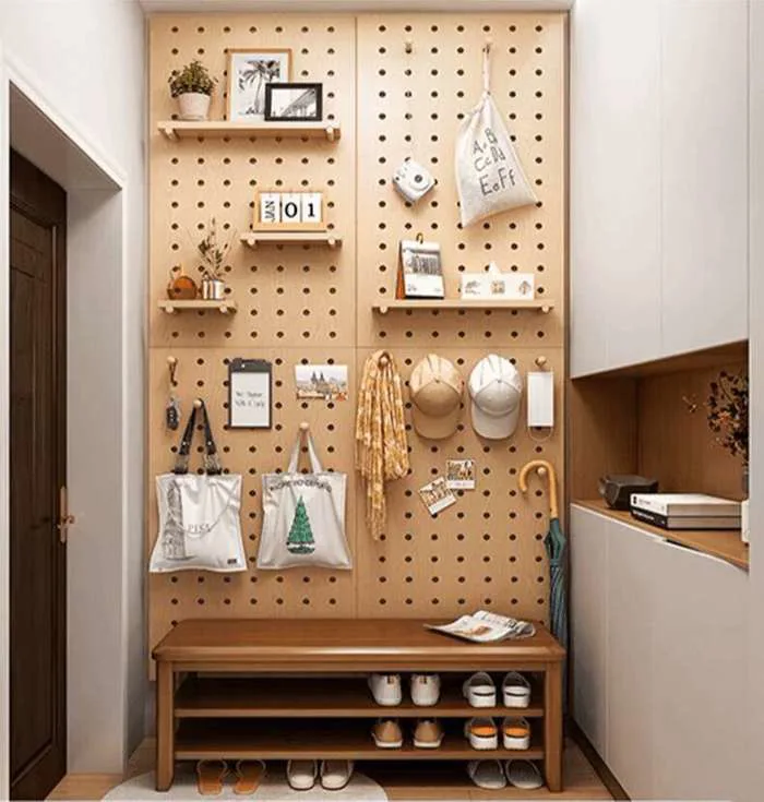 Bảng PEGBOARD Gỗ Treo Tường Trang Trí Phòng - GP295