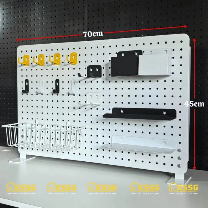 BẢNG PEGBOARD ĐỂ BÀN DECOR GÓC HỌC TẬP
