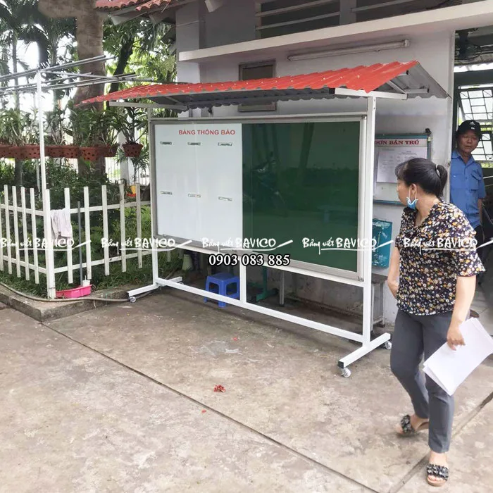 Bảng thông tin ngoài trời có chân cố định hoặc di động - Bảng Viết Bavico Bảng thông tin ngoài trời có chân cố định hoặc di động - Bảng Viết Bavico