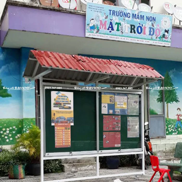 Bảng Thông Tin Ngoài Trời - Trường Mầm Non Mặt Trời Đỏ Bảng Thông Tin Ngoài Trời - Trường Mầm Non Mặt Trời Đỏ