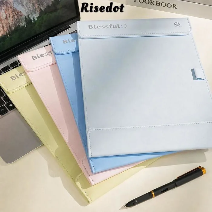 Clipboard RISEDOT, Kẹp đơn / đôi Da PU A4 Thư mục tập tin, Bảng ký từ tính đa  năng Văn phòng trường học | Shopee Việt Nam