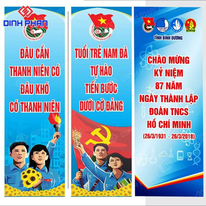 In Băng Rôn Đoàn Thanh Niên Đẹp Sắc Nét, Giá Rẻ