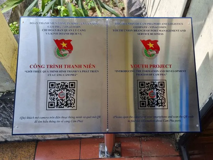 Công trình thanh niên của chi đoàn Ban Quản lý cảng: Quét mã QR - Khơi  nguồn lịch sử