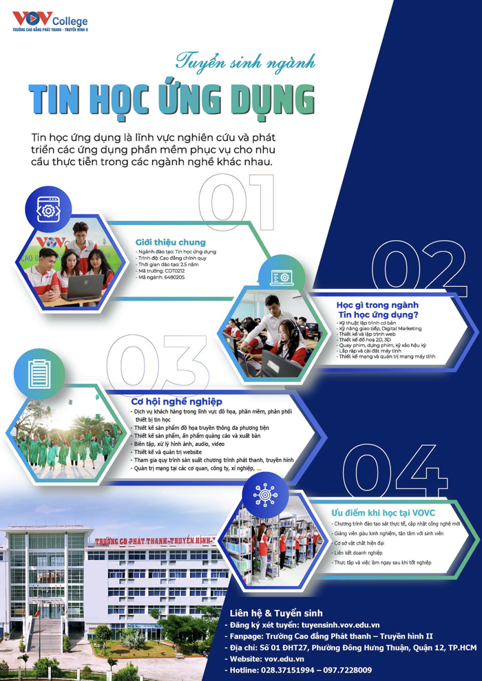 MỞ CÁNH CỬA TƯƠNG LAI VỚI NGÀNH TIN HỌC ỨNG DỤNG TRỞ THÀNH KỸ SƯ THỰC HÀNH CHỈ SAU 2.5 NĂM! | vov.edu.vn MỞ CÁNH CỬA TƯƠNG LAI VỚI NGÀNH TIN HỌC ỨNG DỤNG TRỞ THÀNH KỸ SƯ THỰC HÀNH CHỈ SAU 2.5 NĂM! | vov.edu.vn