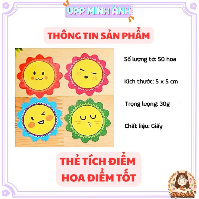 Combo 50 hoa điểm tốt hình hoa hướng dương dễ thương, thẻ tích điểm, giáo cụ tính điểm học tập tại lớp mầm non, tiểu học | Shopee Việt Nam Combo 50 hoa điểm tốt hình hoa hướng dương dễ thương, thẻ tích điểm, giáo cụ tính điểm học tập tại lớp mầm non, tiểu học | Shopee Việt Nam