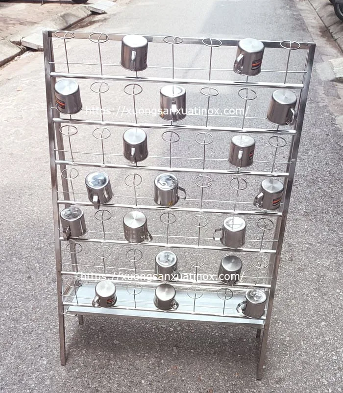 Giá Úp Cốc Inox Trường Học Giá Úp Cốc Inox Trường Học