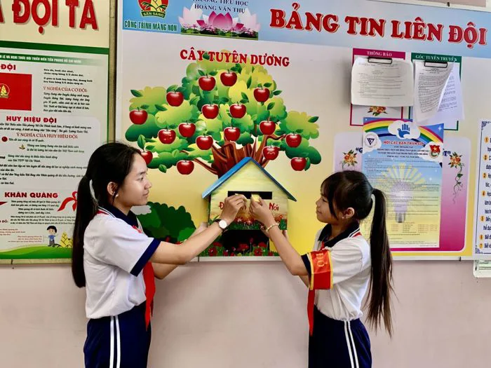 LIÊN ĐỘI TRƯỜNG TIỂU HỌC HOÀNG VĂN THỤ THỰC HIỆN MÔ HÌNH 