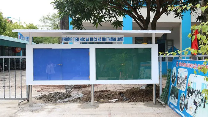 Bảng Thông Tin Ngoài Trời Có Mái Che - Bảng Thông Tin Trường Học Cao Cấp Trường THPT Xa La Bảng Thông Tin Ngoài Trời Có Mái Che - Bảng Thông Tin Trường Học Cao Cấp Trường THPT Xa La