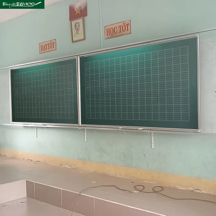 Bảng trượt ngang in ô ly tập cho trường tiểu học - Bảng Viết Bavico Bảng trượt ngang in ô ly tập cho trường tiểu học - Bảng Viết Bavico