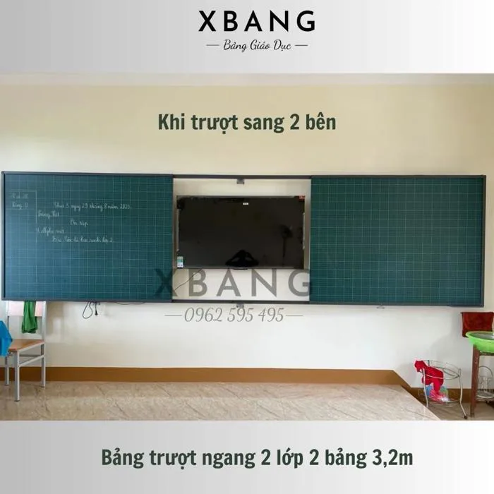 Bảng trượt ngang 1 lớp từ nhà sản xuất XBANG Bảng trượt ngang 1 lớp từ nhà sản xuất XBANG