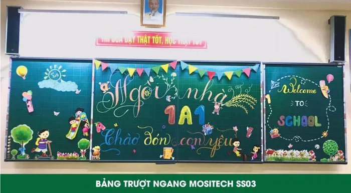 Bảng Trượt Ngang Mositech SS03 - Bảng Trượt Nhiều Lớp Kết Hợp Tivi – Bảng Tân Hà Bảng Trượt Ngang Mositech SS03 - Bảng Trượt Nhiều Lớp Kết Hợp Tivi – Bảng Tân Hà