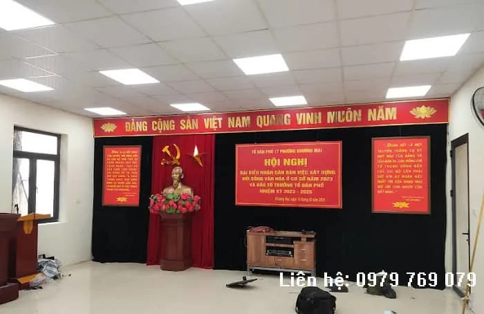 Khẩu Hiệu Hội Trường, Sân Khấu - Giá Chỉ Từ 380k/M2 Khẩu Hiệu Hội Trường, Sân Khấu - Giá Chỉ Từ 380k/M2