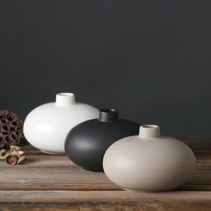 Bình gốm cắm hoa (3 màu) - BG231 Tổng Kho Sỉ Cây Giả Trang Trí Lan Decor -  Giá Từ Nhà Sản Xuất