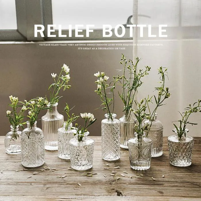 Bình Hoa Thủy Tinh Mini Nhiều Kích Thước - Nhật Minh Decor
