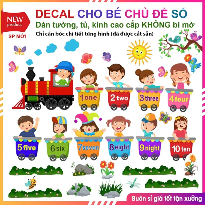 ✂ CẮT SẴN ✂ Tranh Decal mầm non góc học tập trang trí lớp học, phòng học  trường mẫu giáo cho bé | Shopee Việt Nam