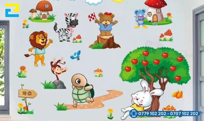 Dịch vụ in decal trang trí lớp học chất lượng và giá tốt - inan2h