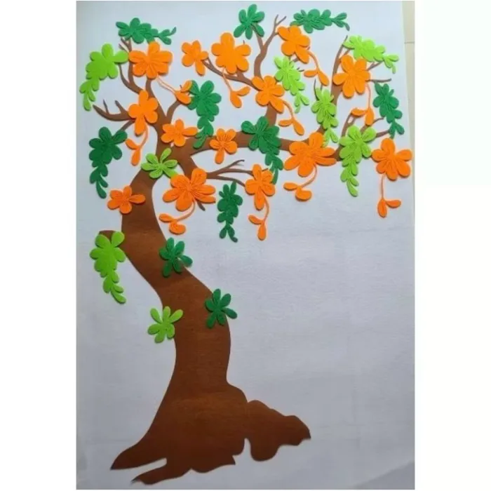 Cây Hoa Nỉ Trang Trí Lớp Học