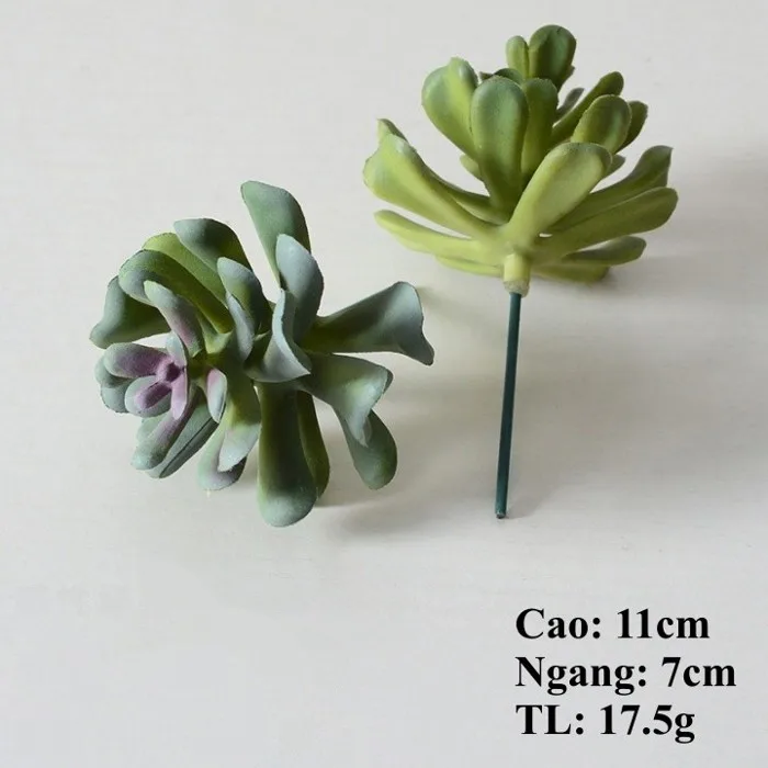 Cây sen đá, xương rồng, cây giả mini trang trí nhà cửa, decor bàn học, bàn  làm việc