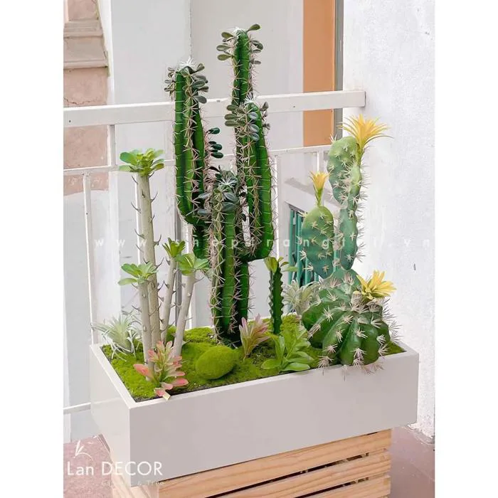 THIẾT KẾ BỒN CÂY XƯƠNG RỒNG TRANG TRÍ ĐỘC ĐÁO - BC102 Tổng Kho Sỉ Cây Giả Trang  Trí Lan Decor - Giá Từ Nhà Sản Xuất