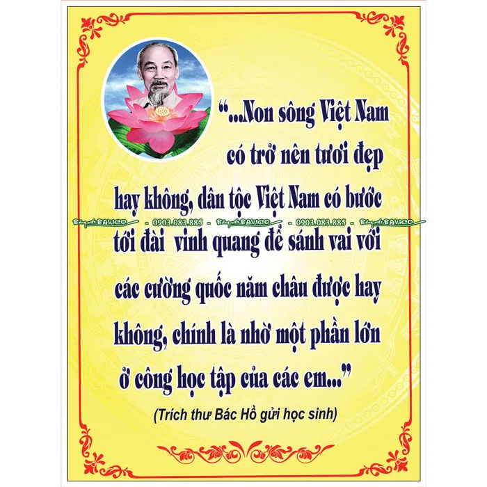 Bảng khẩu hiệu trường học - Bảng Viết Bavico Bảng khẩu hiệu trường học - Bảng Viết Bavico