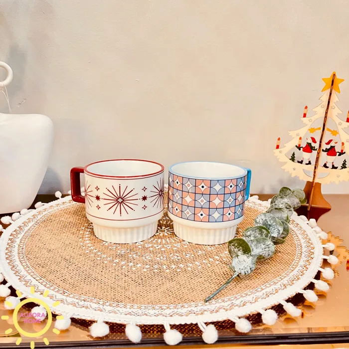 Cốc sứ vintage phong cách Hàn Quốc | Aurora Home