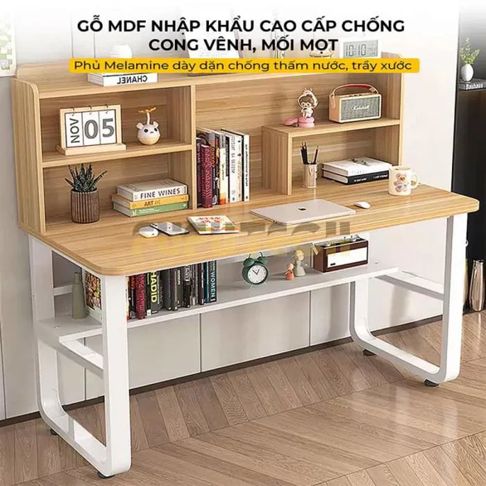 Combo Bàn Học STU03 Và Ghế Công Thái Học Olex 2 Fufutech