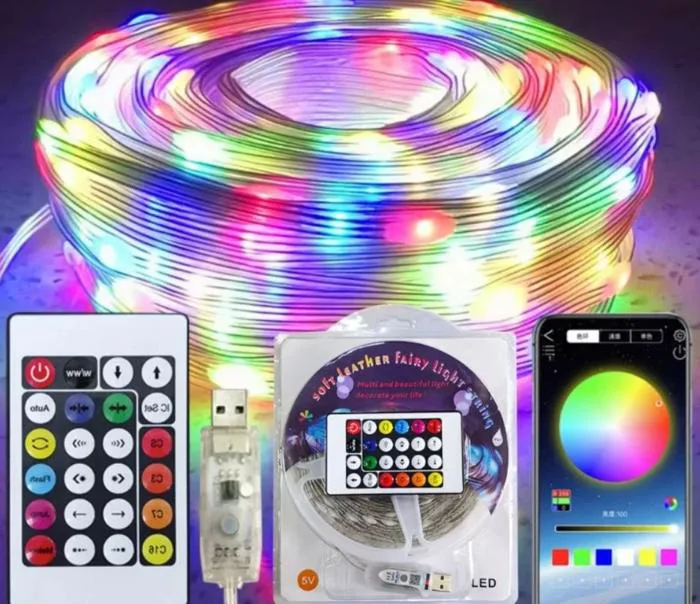 Đèn Led Trang Trí Fairy Light 16 Triệu Màu, Led giọt lệ, Led nháy giọt lệ,  Led nháy 1 chiều