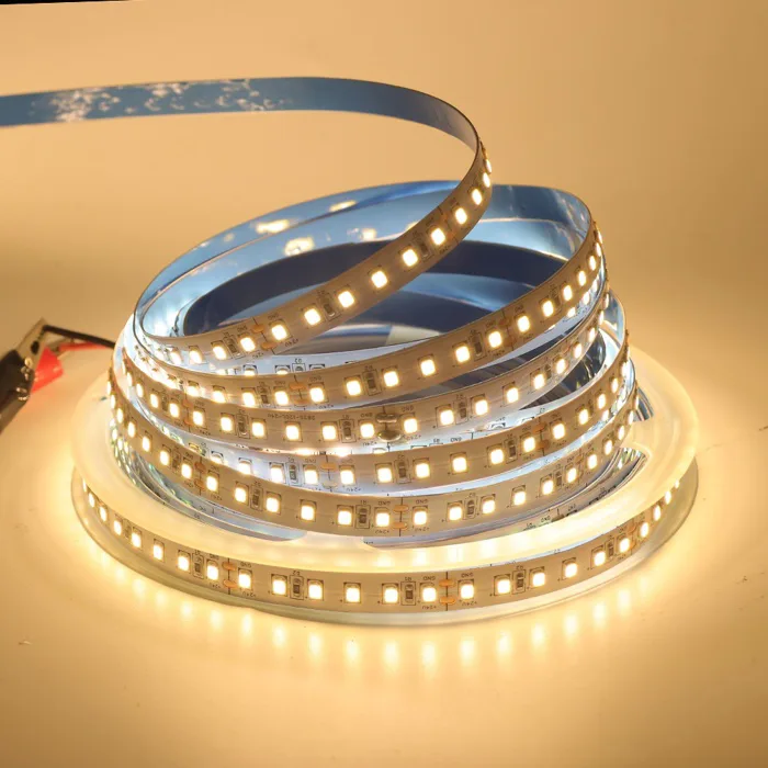 Cuộn Led dây dán 5m 5050 12V, LED dây trang trí tủ, decor nội thất