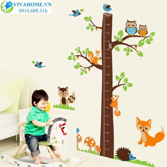 Cách chọn decal dán tường trang trí trường mầm non VIVAHOME - Trang trí nhà  cửa