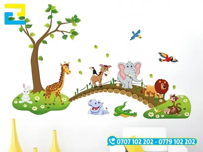 Decal Dán Tường Mầm Non Trang Trí Số Lượng Lớn, Giá Sỉ