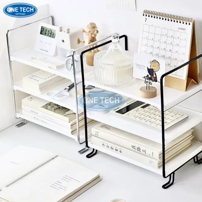 Gợi ý 10+ mẫu kệ decor bàn học tiện ích, thông minh nhất
