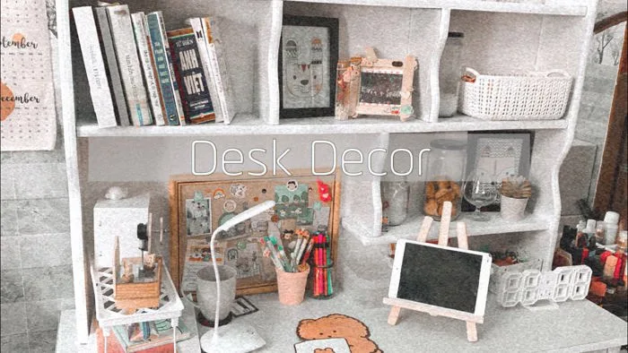 DESK DECOR| TRANG TRÍ LẠI BÀN HỌC CÙNG MÌNH🧐 | HANI TV