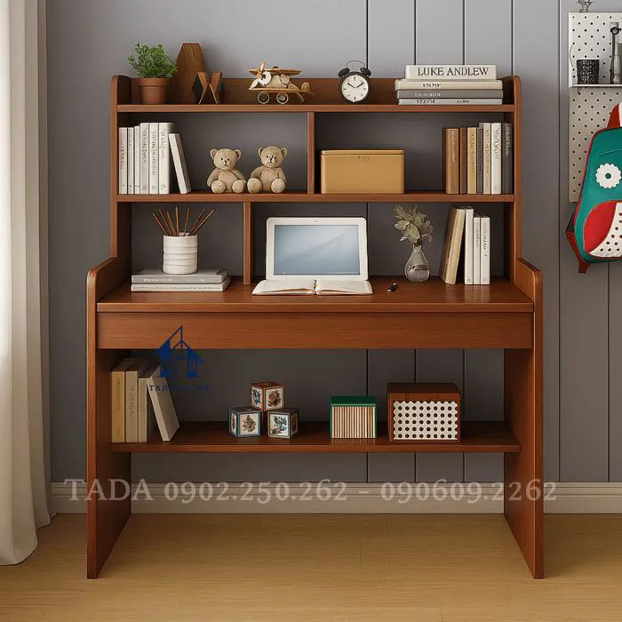 Bàn học thông minh Hàn Quốc bằng gỗ MDF thương hiệu TADA VIỆT NAM - TDBH33