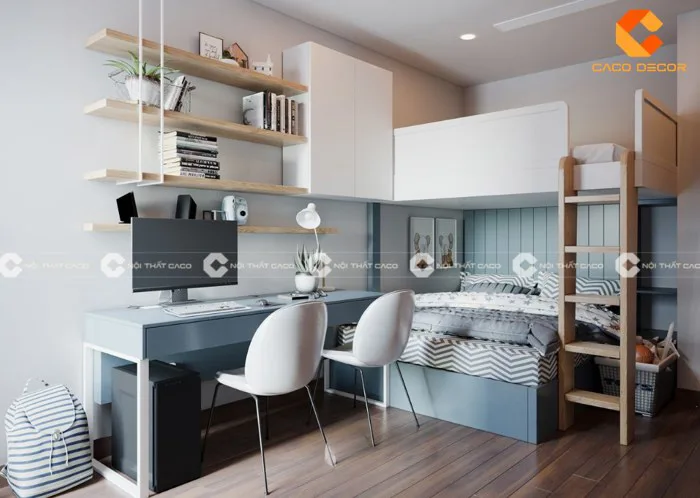 BST các mẫu decor phòng ngủ có bàn học đẹp, ấn tượng 2026