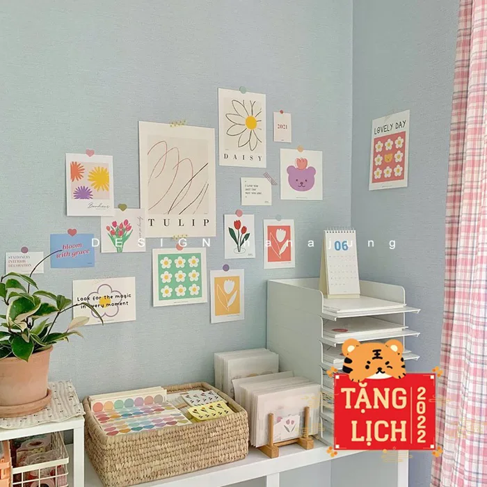 Ảnh trang trí dán tường hình decor vintage aesthetic retro set postcard bưu  thiếp tranh giấy treo phòng học bàn học | Shopee Việt Nam