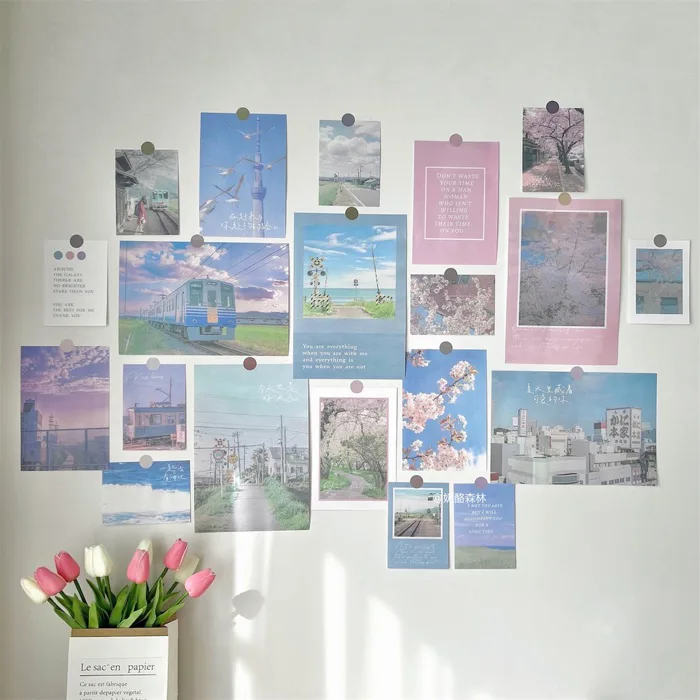 Ảnh dán tường decor THỎ STATIONERY poster tranh decor phòng ngủ vintage đồ  trang trí bàn học giá rẻ hàn quốc | Shopee Việt Nam