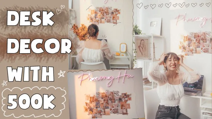 TRANG TRÍ GÓC HỌC TẬP TRONG MƠ VỚI 500K | Desk Decor | PhuongHa TRANG TRÍ GÓC HỌC TẬP TRONG MƠ VỚI 500K | Desk Decor | PhuongHa
