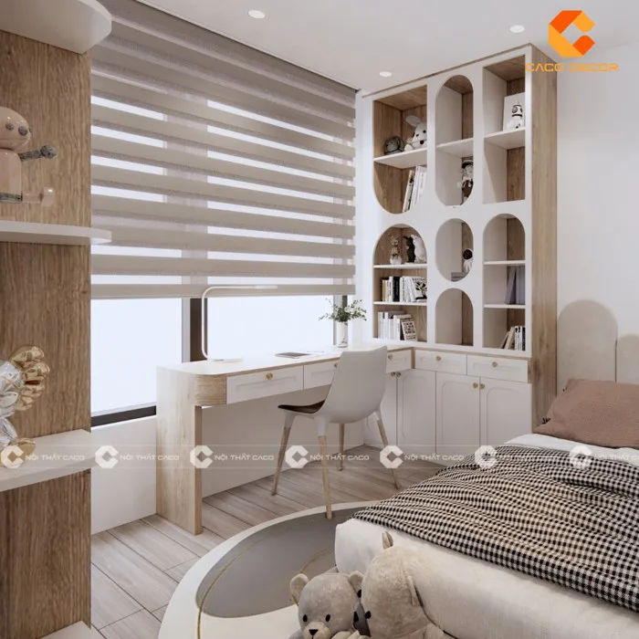 Cách trang trí góc học tập cho bé gái siêu đẹp, đơn giản
